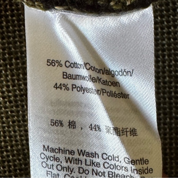 DKNY women Cropped Camouflage knit Sweater size L NWT $89 - Picture 9 of 9